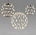 Stunning 72W Circle or Ball-shaped LED Chandelier for Sale Australia