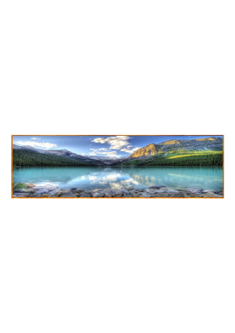 Modern Landscape Wall Art for Home | | Panoramic Acrylic Print