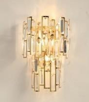 Luxury LED Wall Light with Crystal Accents | Effortless Elegance for Every Room