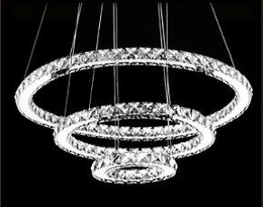 LED Light with Crystal Balls Dimmable 60W for Modern Homes