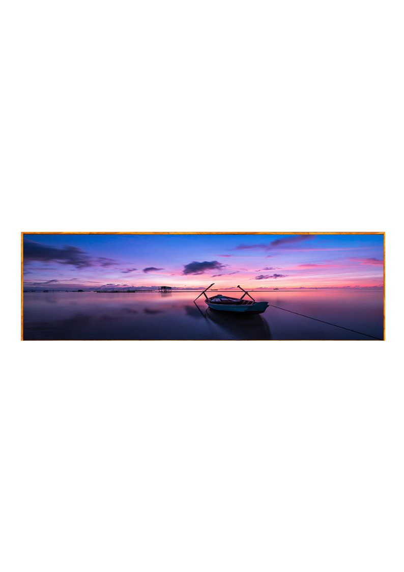 Modern landscape wall art for home Australia  | | Serene Sunset Boat
