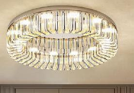 Premium Round LED Ceiling Light RGB 600mm Metal Body for Living Room