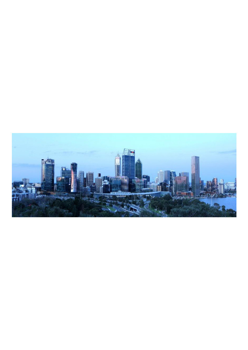 Stunning Perth City Skyline Acrylic Wall Art Australia | | Modern Home Decor