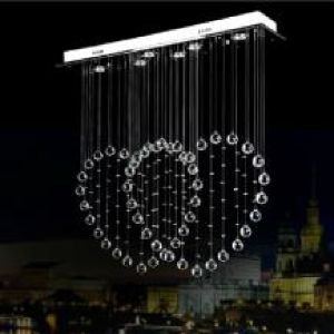 Heart Shaped Rain Drop Chandelier for Luxury Homes in Australia