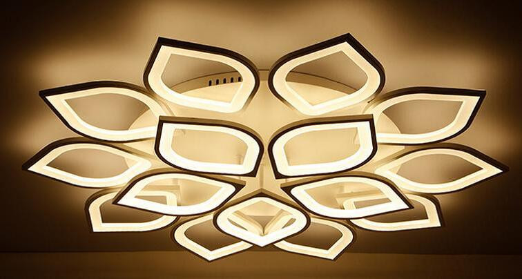Stylish Black 15-head LED Ceiling Light 1200mm Australia for Home or Office